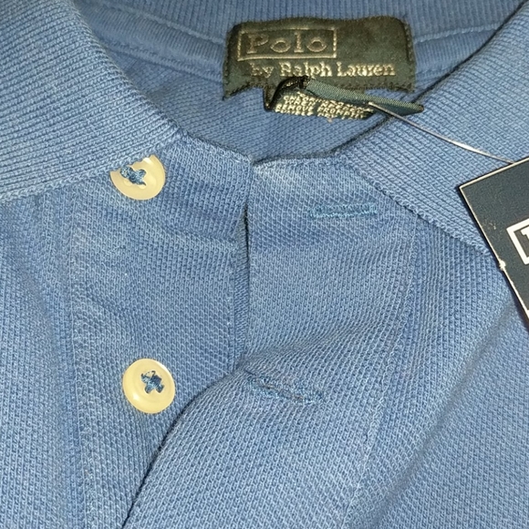 Boys royal blue pique Polo in size 5 - Picture 4 of 5